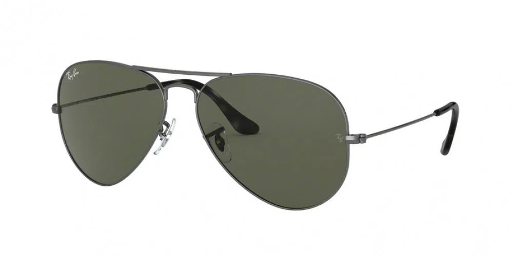 Ray Ban RB 3025 Aviator Large Metal Sunglasses - Medium - 58mm - Silver - view 69